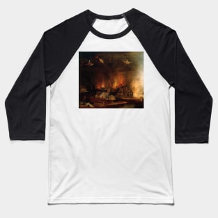 The Temptation of Saint Anthony detail - Hieronymus Bosch Baseball T-Shirt